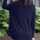 Long sleeve thumb hole robe sweater