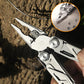 Foldable universal pliers for outdoor use