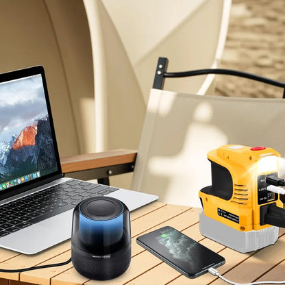 Compact DC to AC Inverter - Suitable for cars, motorhomes, outdoor use, and summer houses