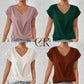 🌸Spring Specials💐Casual Short Sleeve Elegant V-neck Twist Tee