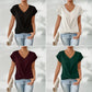 🌸Spring Specials💐Casual Short Sleeve Elegant V-neck Twist Tee