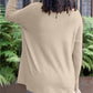 Long sleeve thumb hole robe sweater