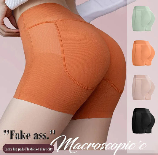 🔥Hot Sale🔥Women's Hip Lift Panties Latex False Buttocks Square Angle Underwear（50% OFF）