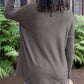 Long sleeve thumb hole robe sweater