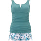 🔥Last Day Promotion 50% OFF🔥💝🌊Tummy Control Two-Piece Tankini Set