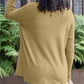 Long sleeve thumb hole robe sweater