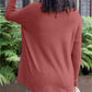 Long sleeve thumb hole robe sweater