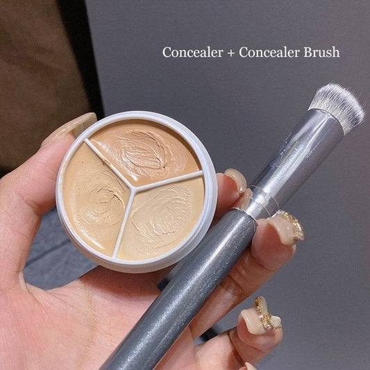 🔥New Year 2024 Sale 69% OFF🥰3-In-1 Contouring And Brighten Concealer Palette