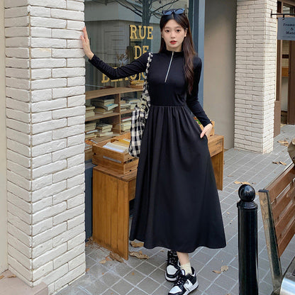 👗Black Long Sleeve Dress（50% OFF）