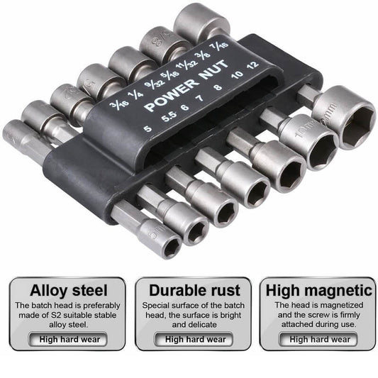 [55% OFF]Power Nut Driver Drill Bit Set