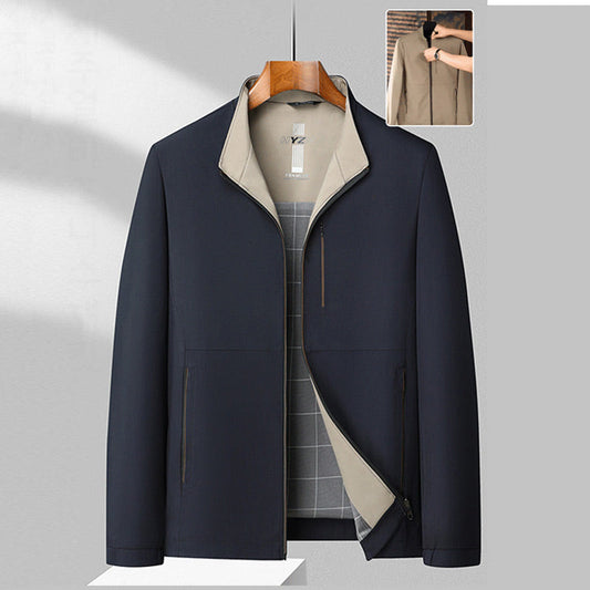 🔥(HOT 55% OFF)🔥 Middle-aged Men's Casual Zipper Jacket ✈️