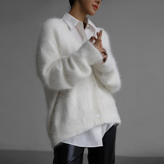 ✨Get 50% off💖Women's Cozy Fuzzy Knit Cardigan