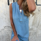 💖Big price reduction! 49% OFF🔥💖Women's Sleeveless Button Pocket V-Neck Dress