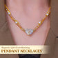 Magnetic Split Heart Matching Pendant Necklaces