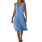 ⏳Time-limited Special⏰Women's Sleeveless V-Neck Dress