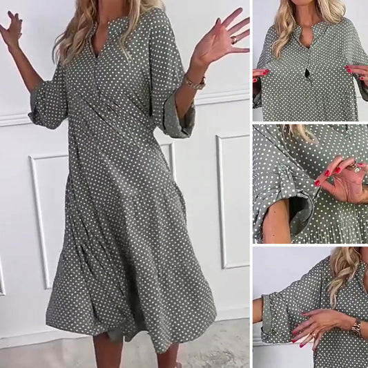 ⏰LAST CHANCE! Sage Polka Dot Dream Dress - Selling Fast! ⏳🌿