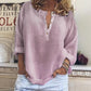 Women's Cotton Blend Casual Breathable Long Sleeve Shirt