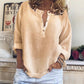 Women's Cotton Blend Casual Breathable Long Sleeve Shirt
