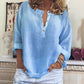 Women's Cotton Blend Casual Breathable Long Sleeve Shirt