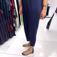 Women's Solid Color Sleeveless Top & Pants Two-Piece Set