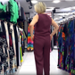 Women's Solid Color Sleeveless Top & Pants Two-Piece Set