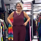 Women's Solid Color Sleeveless Top & Pants Two-Piece Set