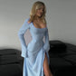 ⏳Time-limited Special⏰Women’s Square Neck Tie Waist A-Line Dress