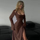 ⏳Time-limited Special⏰Women’s Square Neck Tie Waist A-Line Dress
