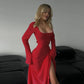 ⏳Time-limited Special⏰Women’s Square Neck Tie Waist A-Line Dress