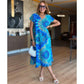 ⏳Time-limited Special⏰Women's Casual V-Neck Printed Maxi Dress