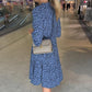 ⏳Time-limited Special⏰Women's Trendy Leopard Print V-Neck Loose Fit Dress