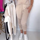 ⏳Time-limited Special⏰Women's 2-Piece Outfits Casual T-Shirt & Crop Joggers