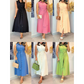 ⏳Time-limited Special⏰Elegant Sleeveless Shirt Dress – Timeless & Versatile👗