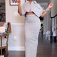 ⏳Time-limited Special⏰Women's Crop Top Maxi Skirt 2-Piece Set