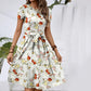 ⏳Time-limited Special⏰Women's Elegant Printed Round Neck Dress👗