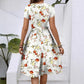 ⏳Time-limited Special⏰Women's Elegant Printed Round Neck Dress👗