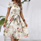 ⏳Time-limited Special⏰Women's Elegant Printed Round Neck Dress👗