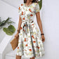 ⏳Time-limited Special⏰Women's Elegant Printed Round Neck Dress👗