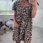 ⏳Time-limited Special⏰Women's Casual Leopard Print Mini Dress👗Leopard Mini Dress – Flirty, Fun & Fashion-Forward