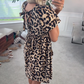 ⏳Time-limited Special⏰Women's Casual Leopard Print Mini Dress👗Leopard Mini Dress – Flirty, Fun & Fashion-Forward
