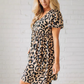 ⏳Time-limited Special⏰Women's Casual Leopard Print Mini Dress👗Leopard Mini Dress – Flirty, Fun & Fashion-Forward