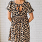 ⏳Time-limited Special⏰Women's Casual Leopard Print Mini Dress👗Leopard Mini Dress – Flirty, Fun & Fashion-Forward