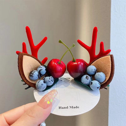 Christmas Hot Sale-Reindeer Antlers Xmas Hair Clip